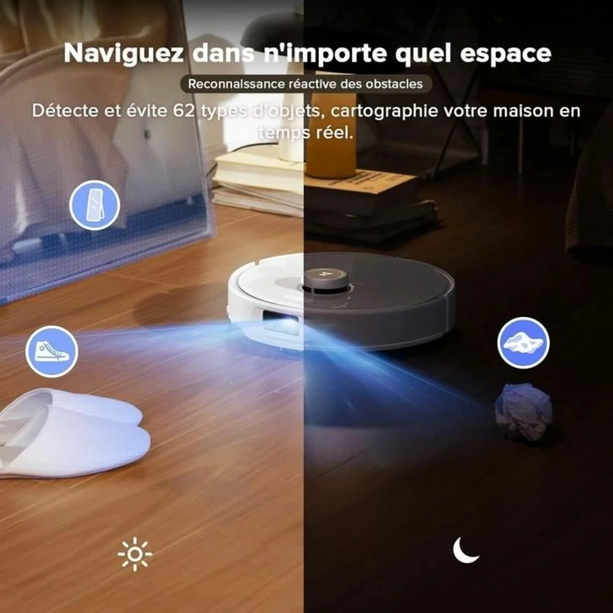 Robot Aspirador Roborock QREVO CURV 6400 mAh