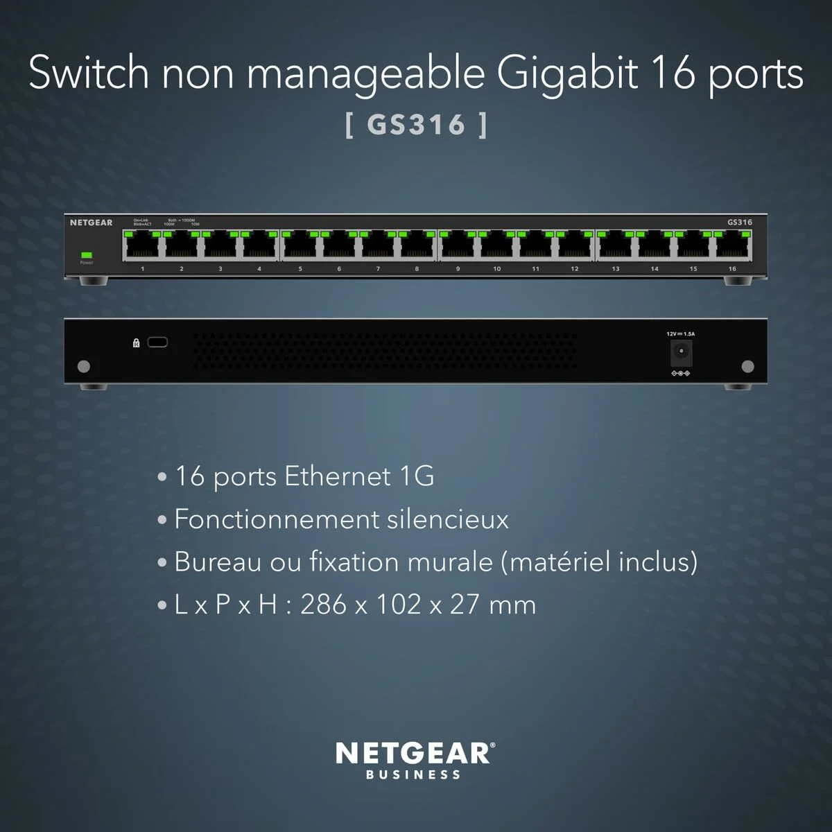 Cable USB Netgear GS316-300EUS