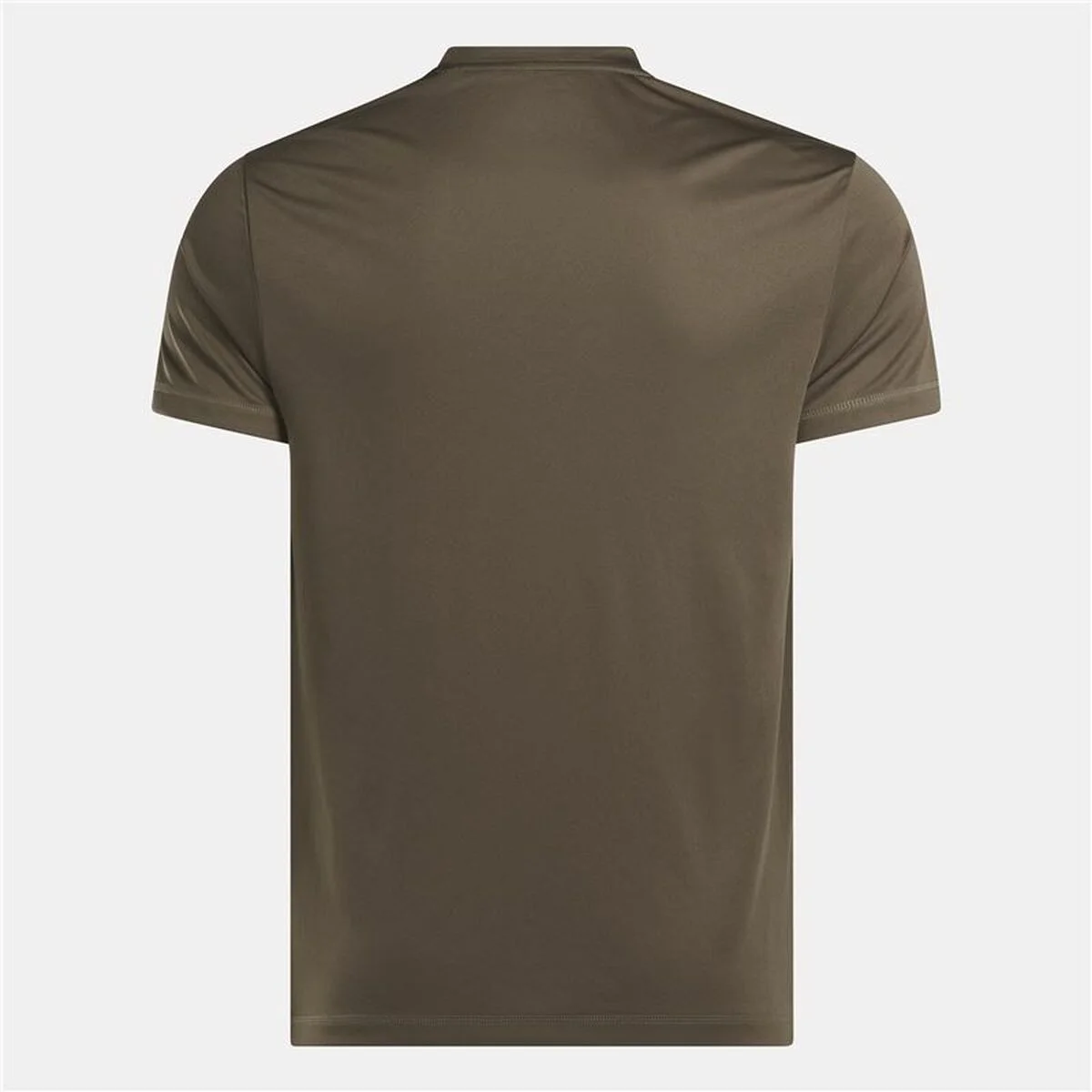 Camiseta de Manga Corta Hombre Reebok Id Train Ss Tech Tee Marrón Marrón claro