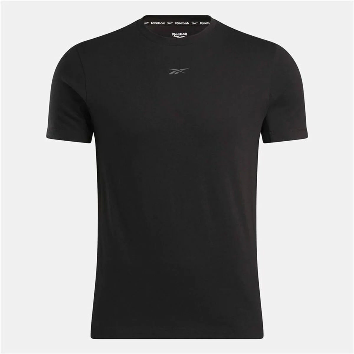Camiseta de Manga Corta Hombre Reebok Reebok Athlete Tee Negro