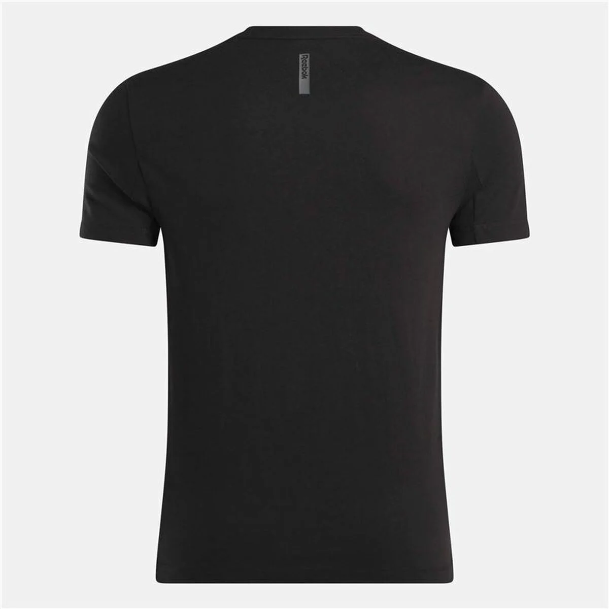 Camiseta de Manga Corta Hombre Reebok Reebok Athlete Tee Negro