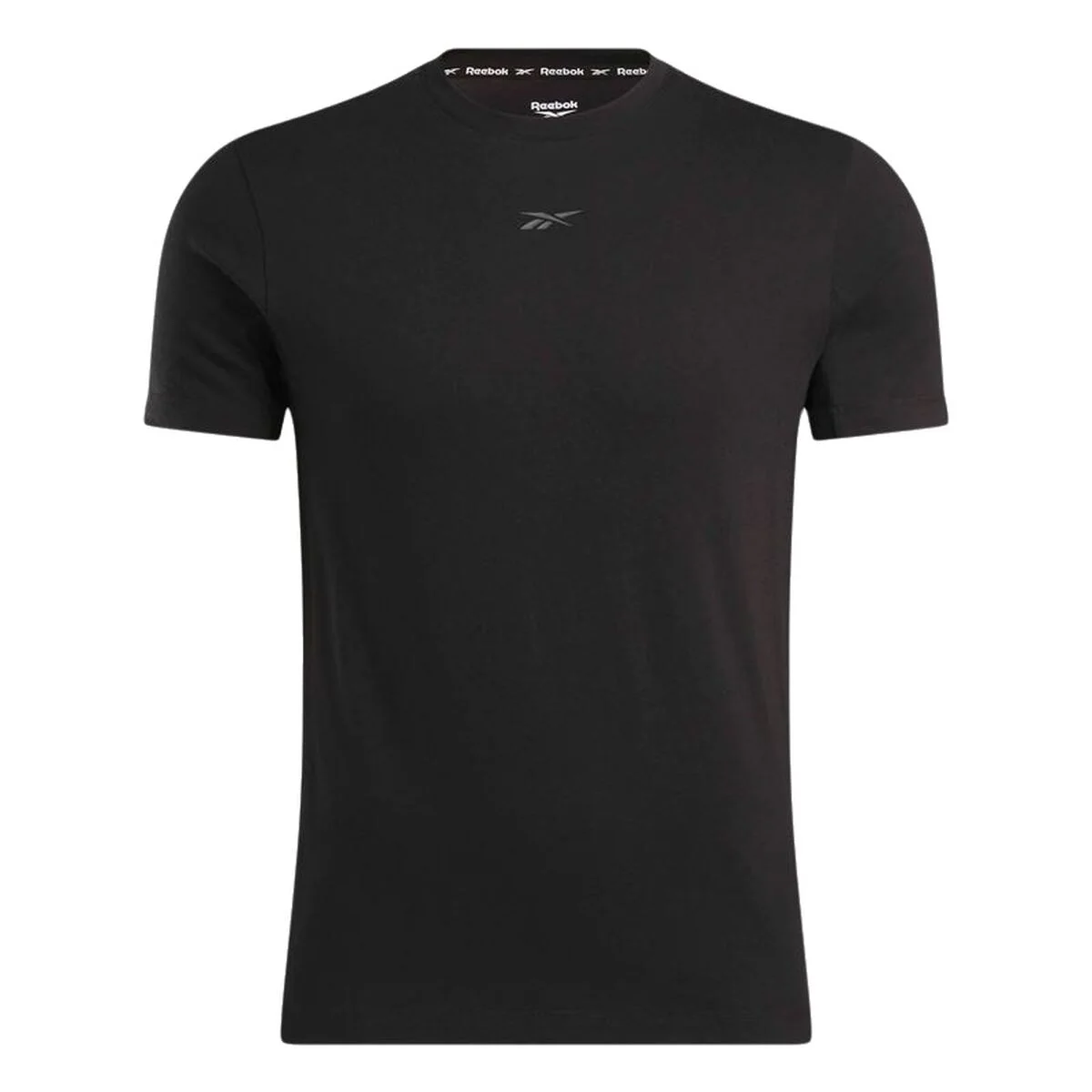 Camiseta de Manga Corta Hombre Reebok Reebok Athlete Tee Negro