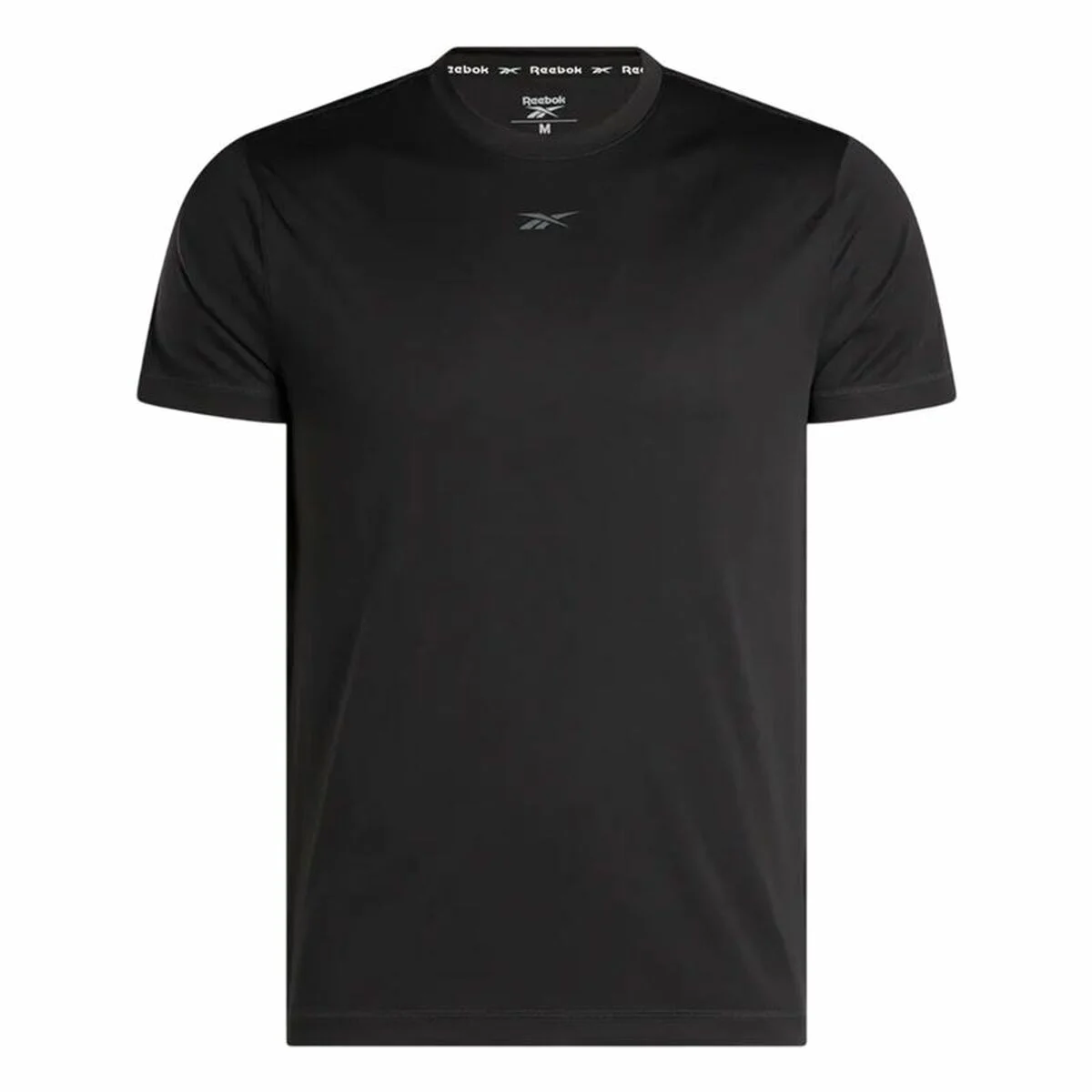 Camiseta de Manga Corta Hombre Reebok Id Train Ss Tech Tee Negro