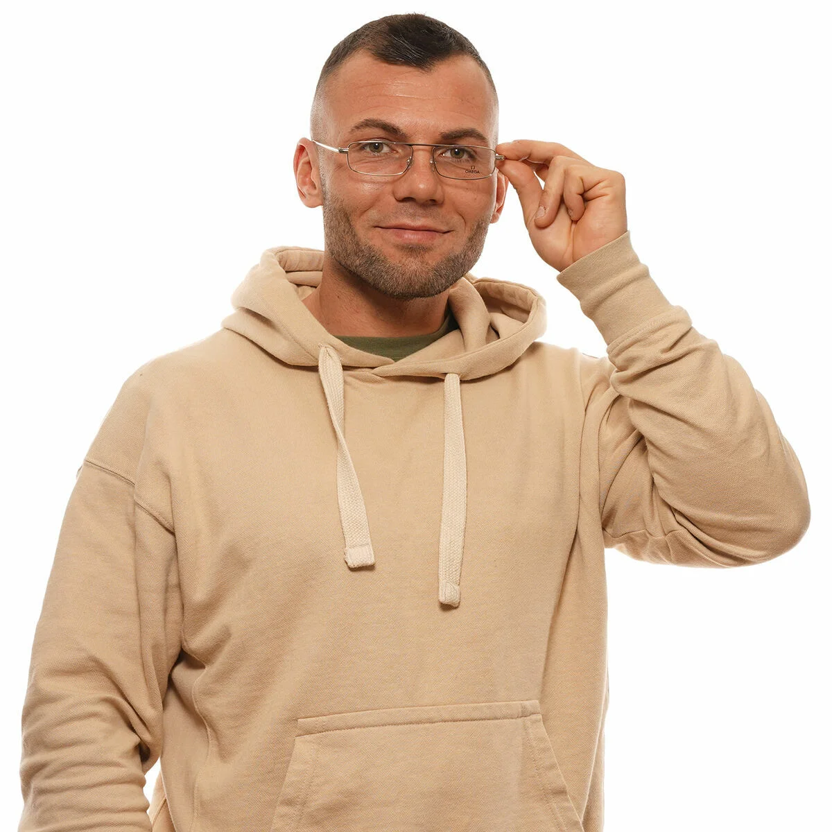 Montura de Gafas Hombre Omega OM5011-54032 Dorado ø 54 mm