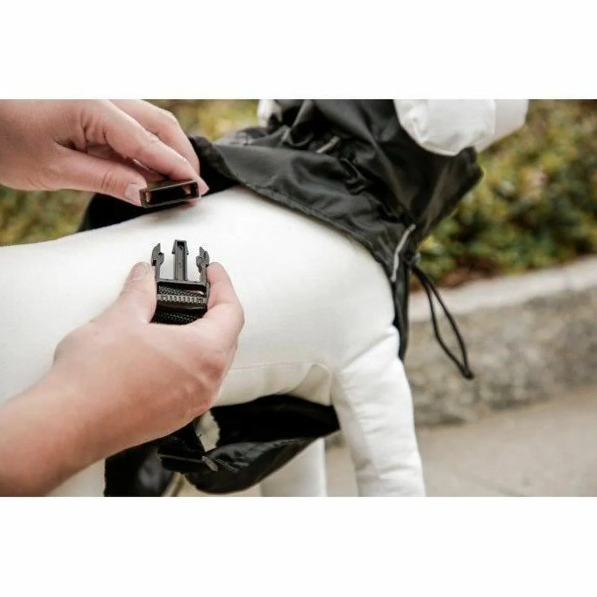 Chubasquero para Perro Kerbl Negro L 45 cm