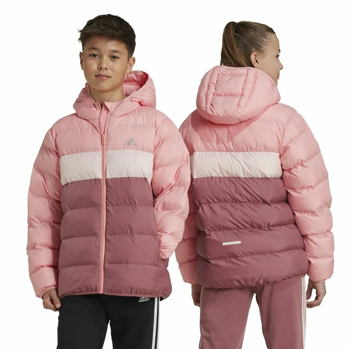 Chaqueta Deportiva para Niños Adidas Synthetic Down Rosa