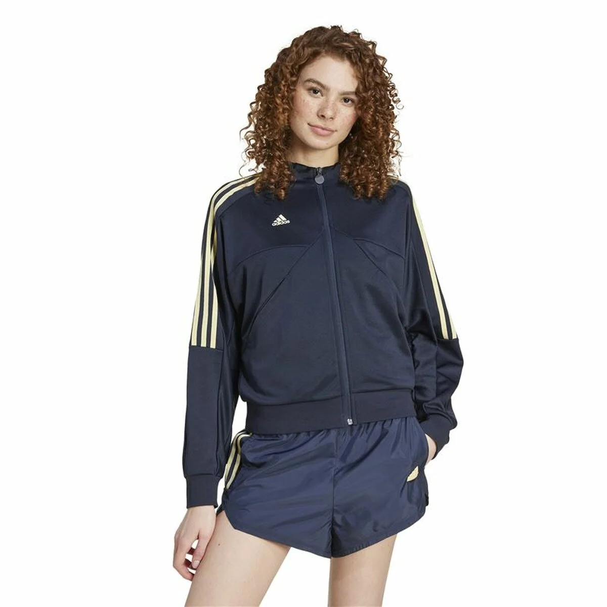 Chaqueta Deportiva para Mujer Adidas Tiro Track Top Azul