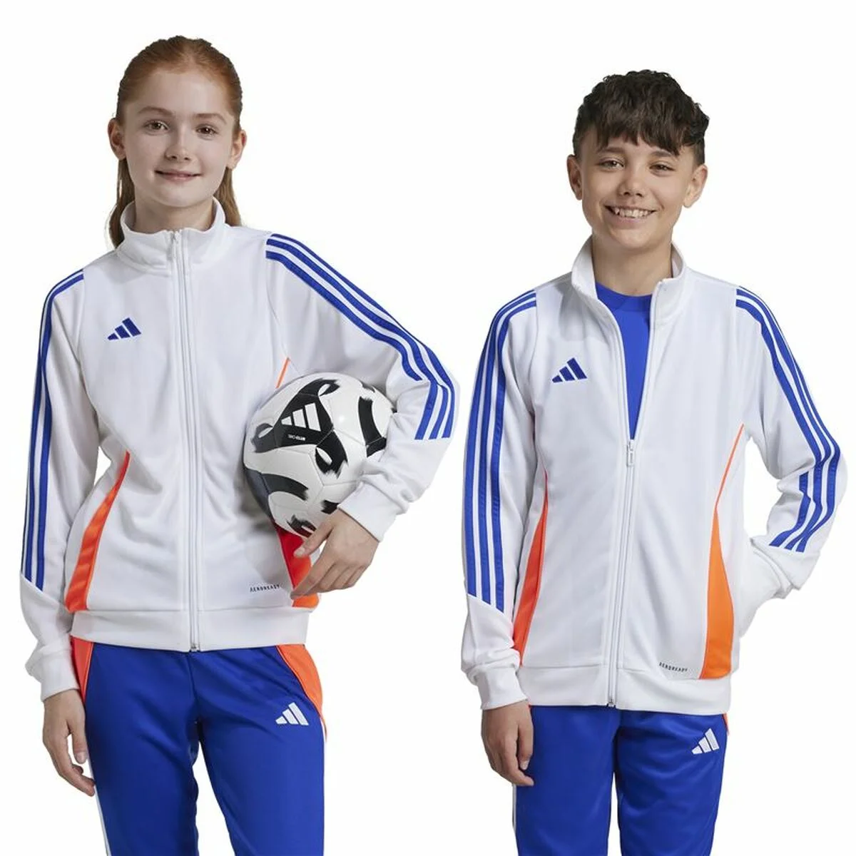 Chaqueta Deportiva para Niños Adidas Tiro24 Training Blanco