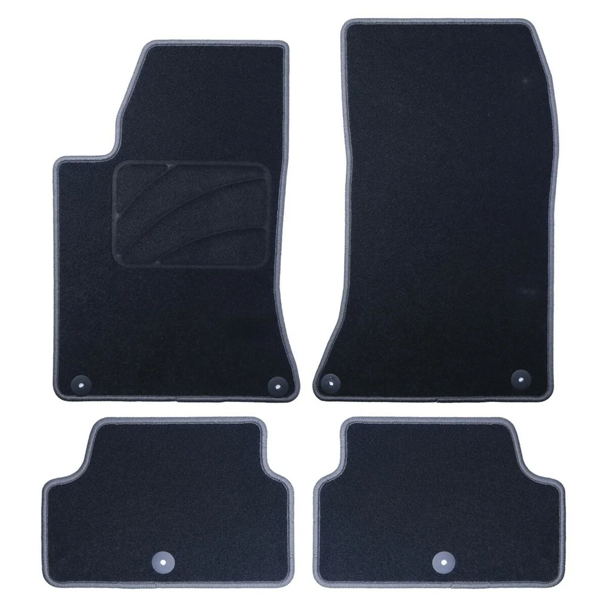 Set de Alfombrillas para Coche OCC Motorsport OCCIF0003GD Gris oscuro Infinity Q30 5 Piezas
