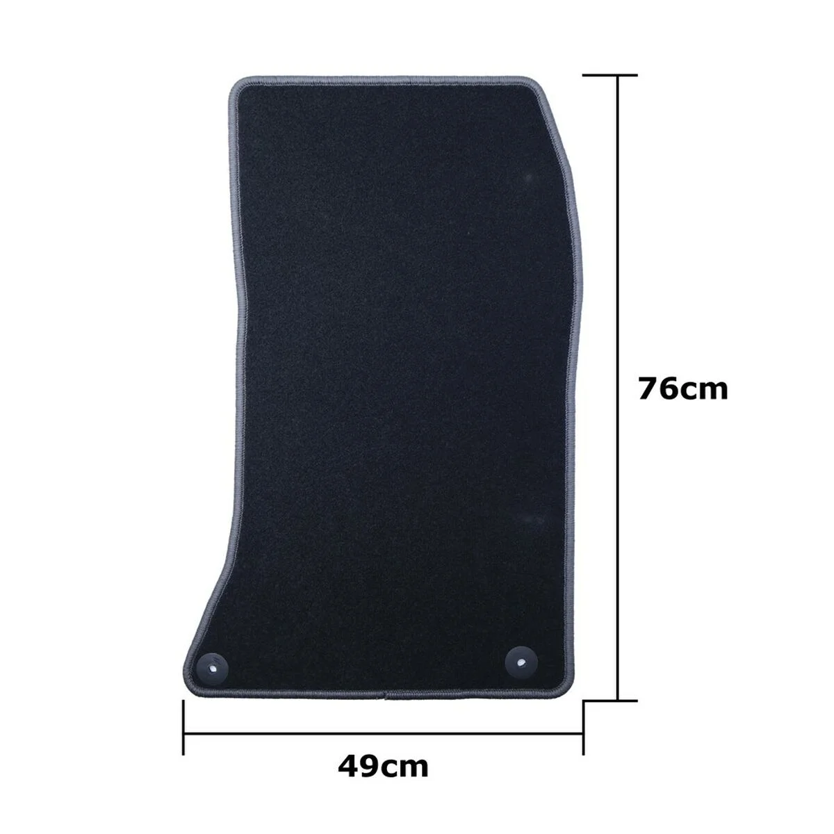 Set de Alfombrillas para Coche OCC Motorsport OCCIF0003GD Gris oscuro Infinity Q30 5 Piezas