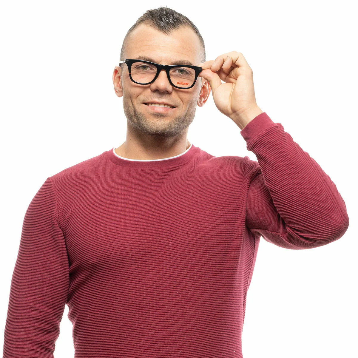 Montura de Gafas Hombre Ducati DA1008-50001 Negro Ø 50 mm