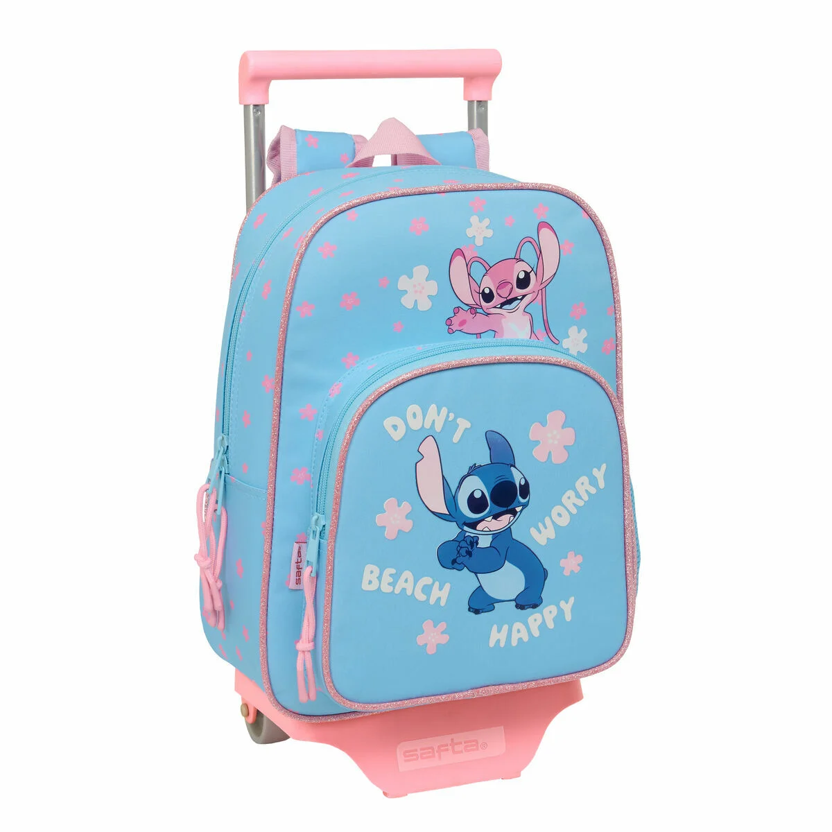 Mochila Escolar Lilo & Stitch Happy Azul cielo 26 x 11 x 67 cm 26 x 34 x 11 cm