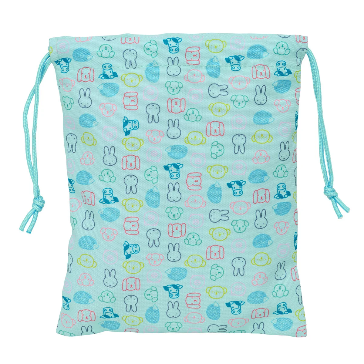 Bolsa Mochila con Cuerdas Miffy Friends Azul