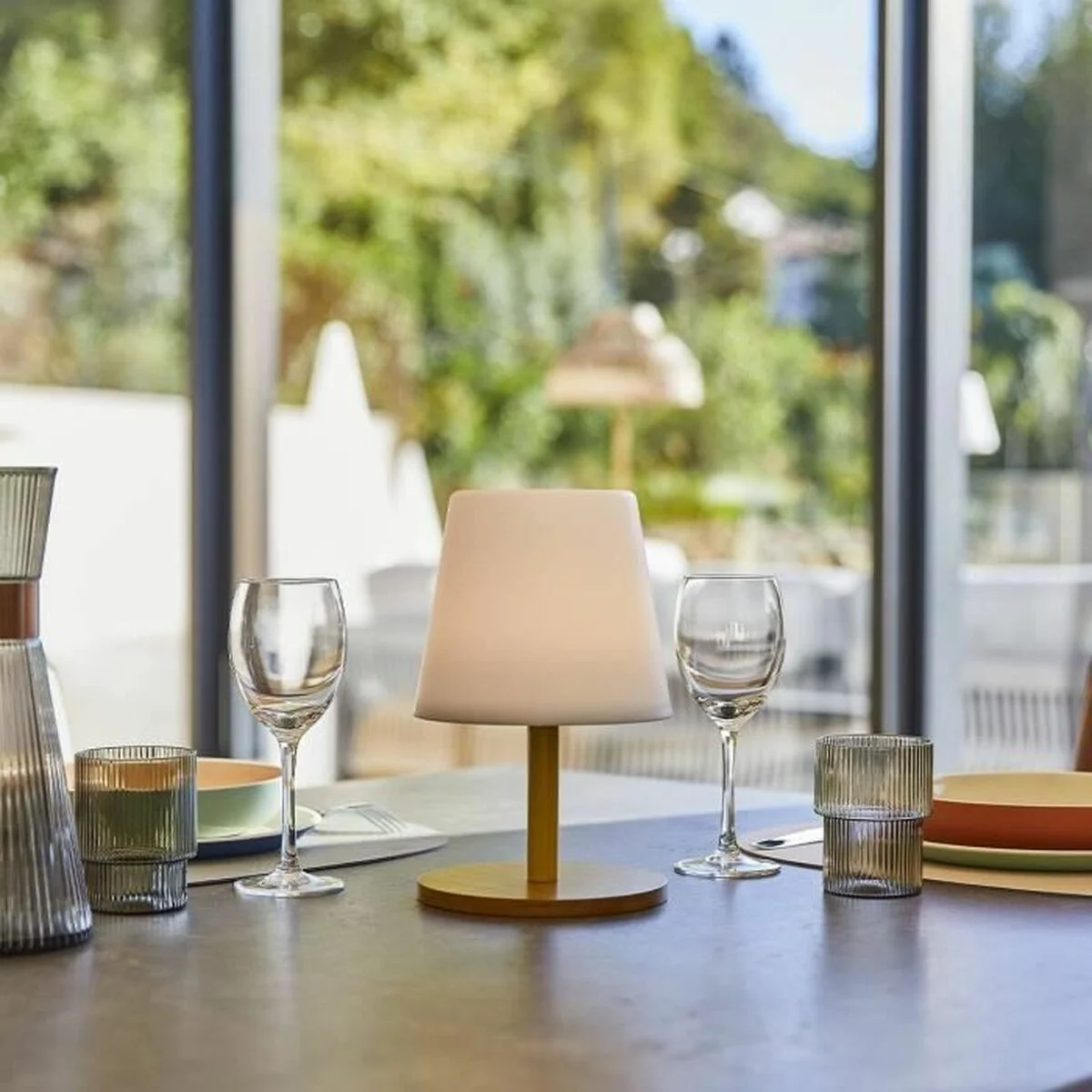 Lámpara solar Lumisky Blanco Gris