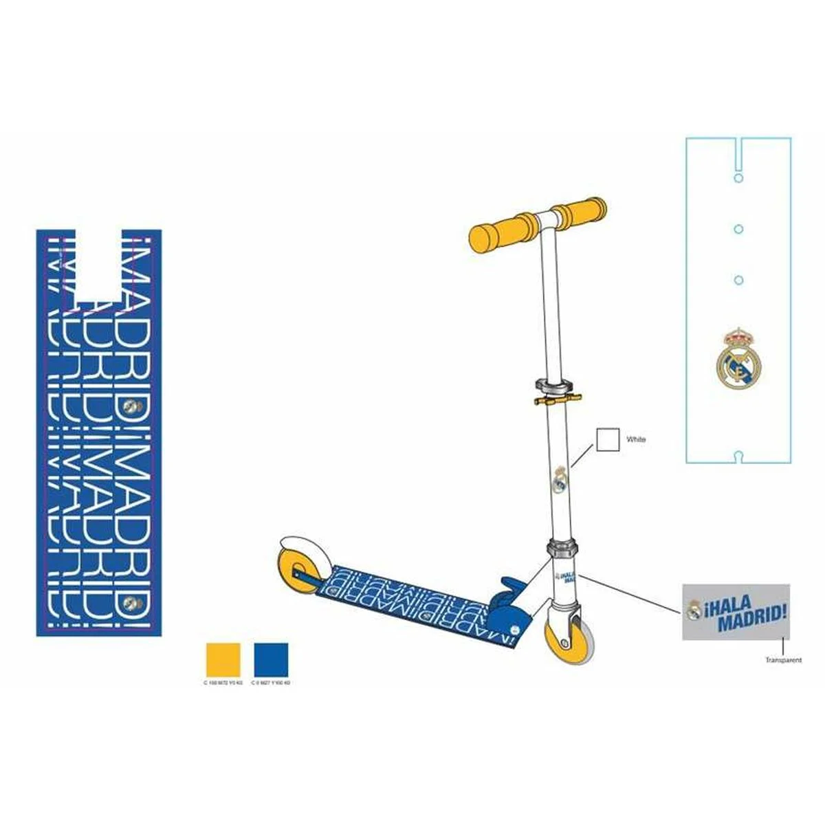 Patinete Unice Toys Aluminio 80 x 55,5 x 9,5 cm