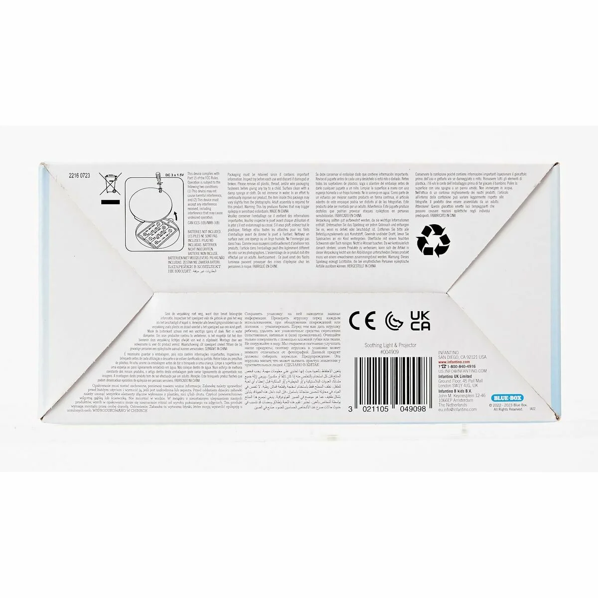 Luz quitamiedos Infantino