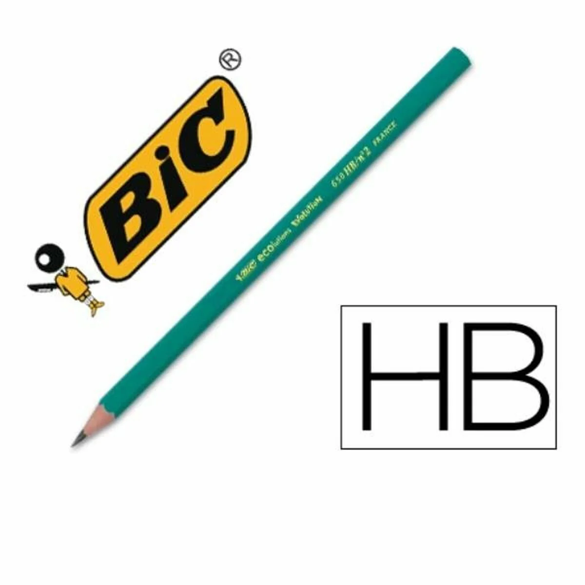 Lápices Bic Material reciclado HB (12 Unidades)