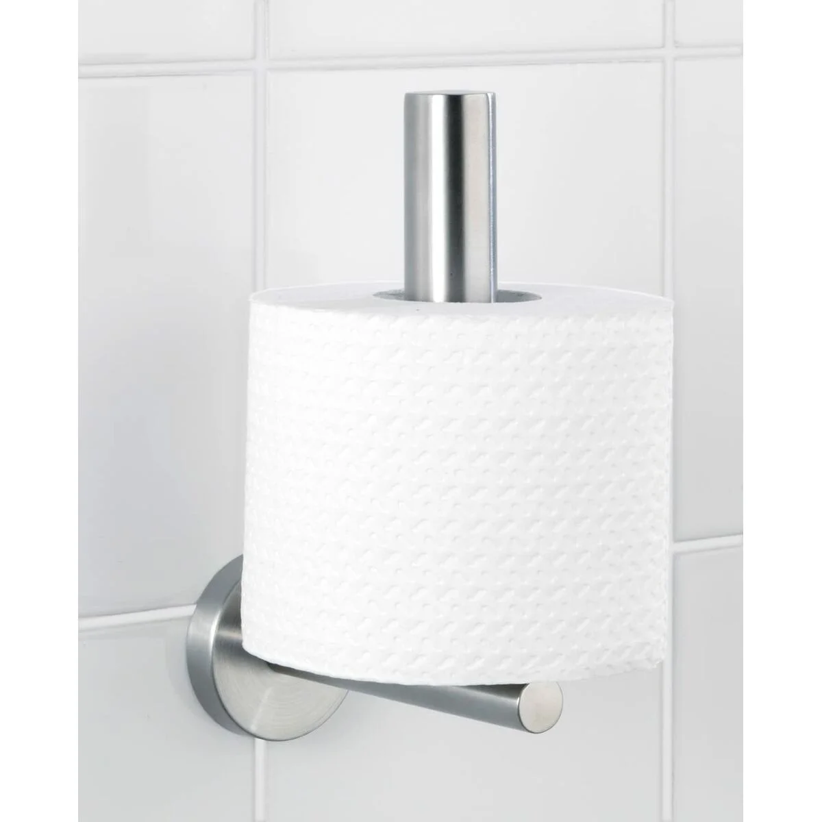 Toilet Roll Holder Wenko bosio Stainless steel 8 X 18 X 12,5 CM Steel