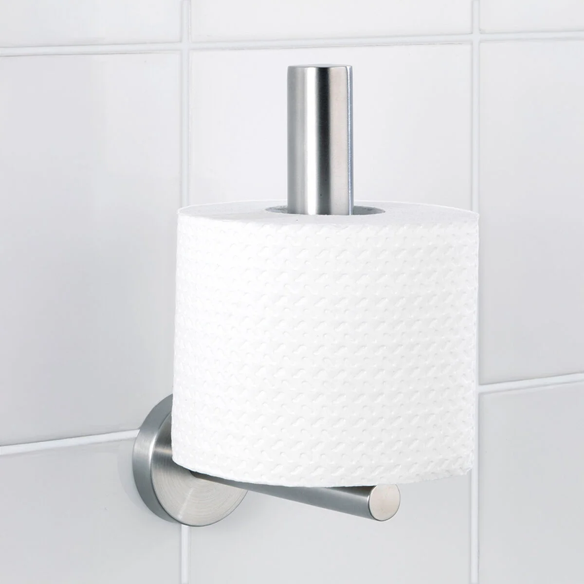 Toilet Roll Holder Wenko bosio Stainless steel 8 X 18 X 12,5 CM Steel
