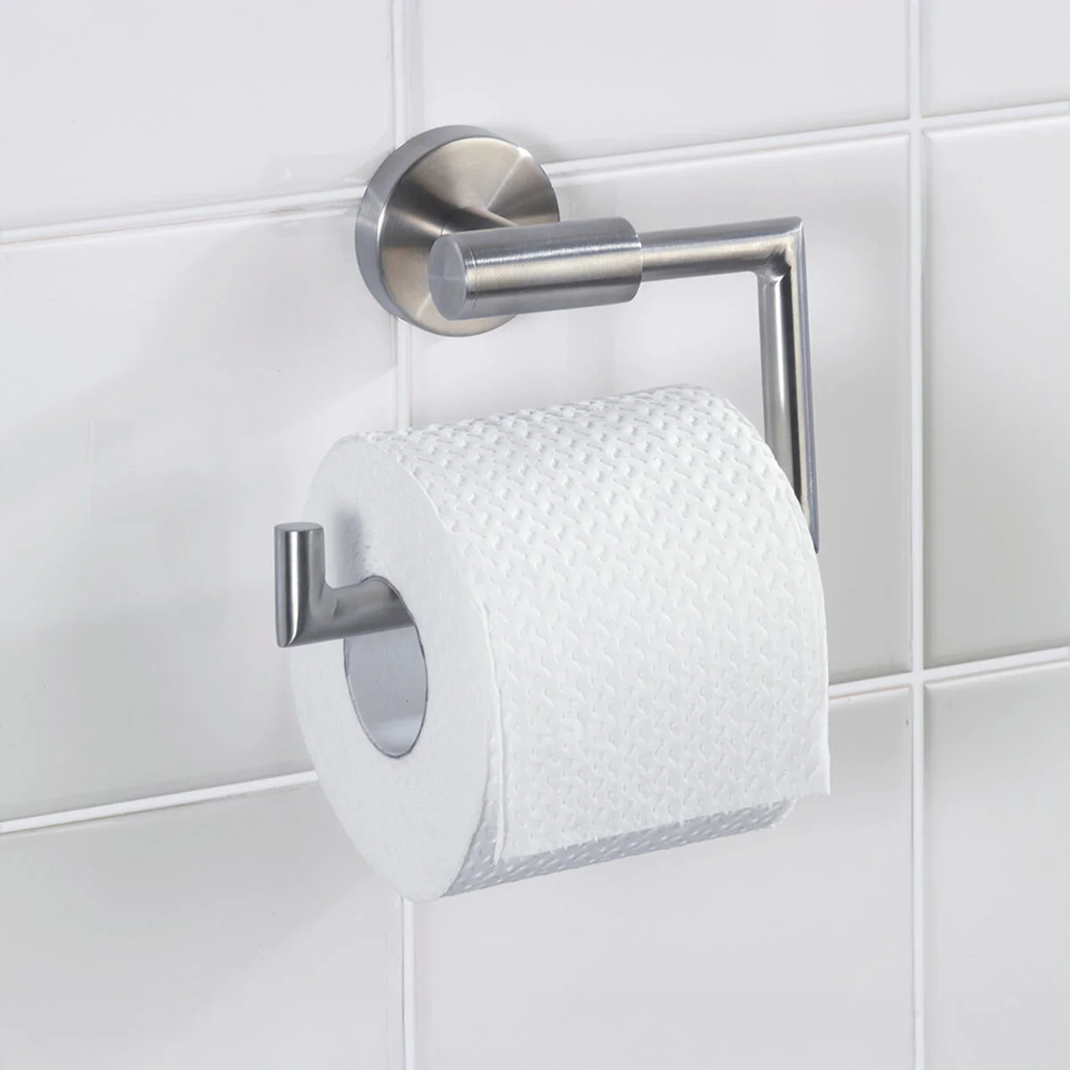 Toilet Roll Holder Wenko bosio Stainless steel 15 x 10,5 x 6,5 cm Steel