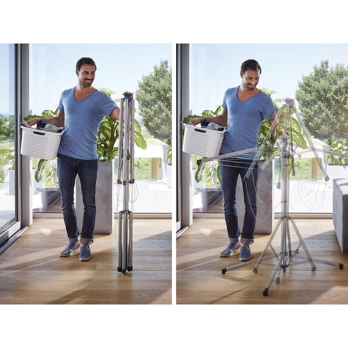 Tendedero Leifheit LinoPop-Up 82500 Metal 4 Kg