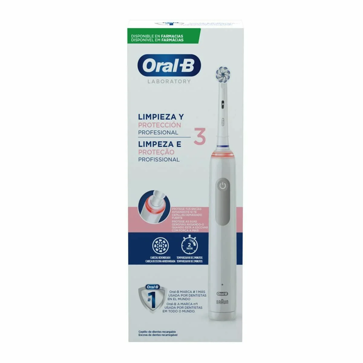 Cepillo de Dientes Eléctrico Braun LAV LIMPP 3 WH Blanco
