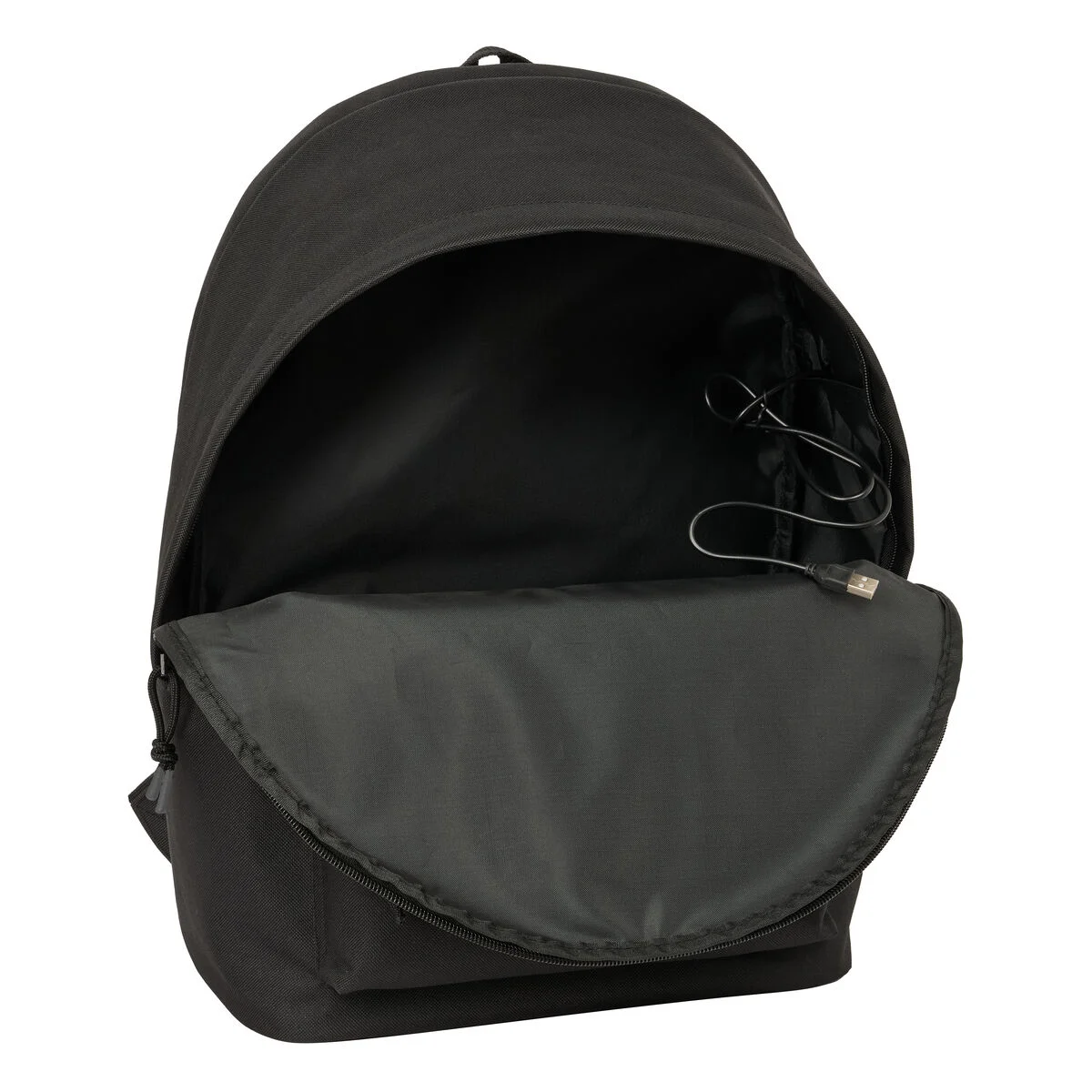 Mochila Escolar Atlético Madrid Negro 31 x 44 x 18 cm