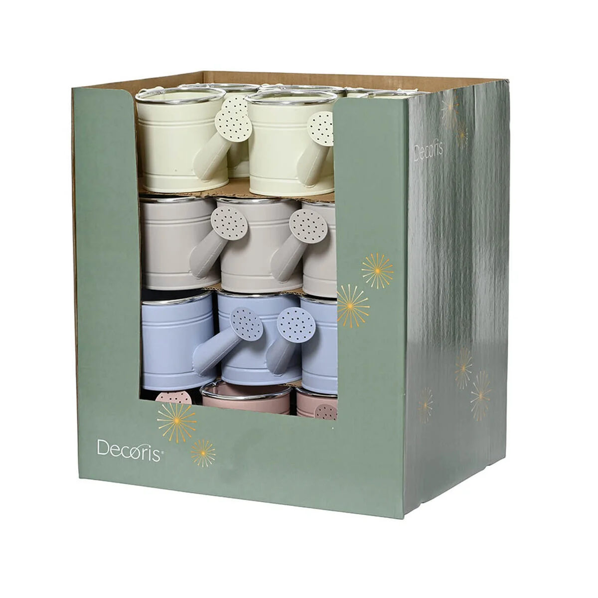 Regadera decorativa Decoris Colores surtidos Zinc