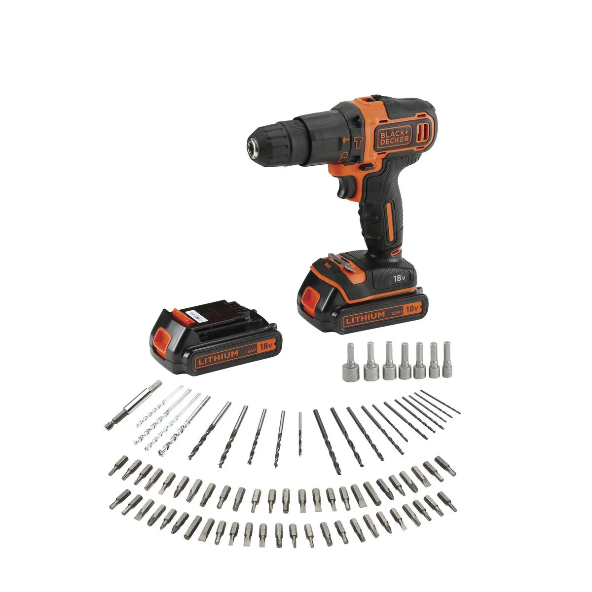 Taladro Percutor Black & Decker 18 V