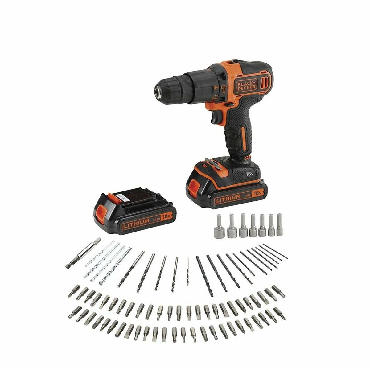Taladro Percutor Black & Decker 18 V