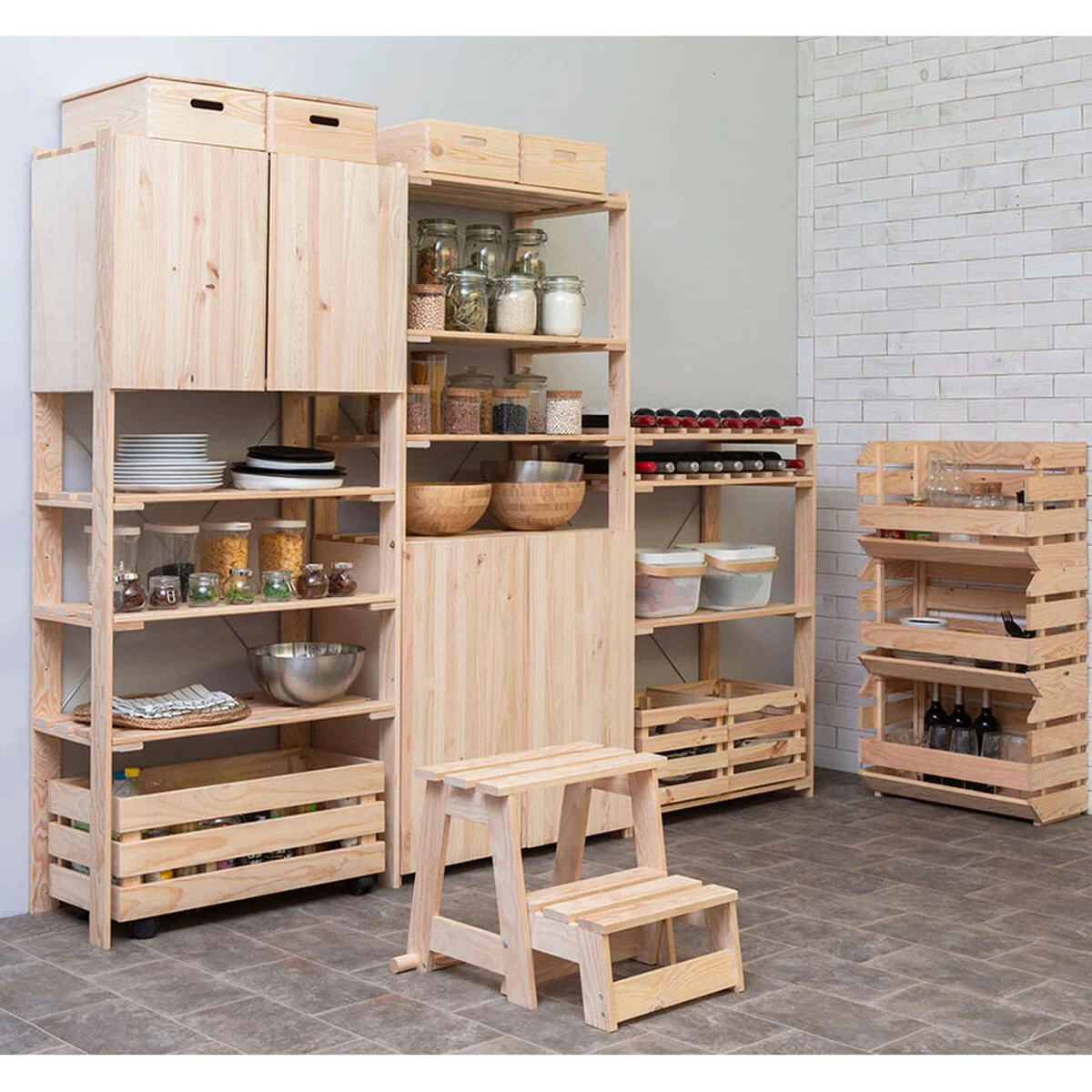 Taburete Step Astigarraga Madera de pino