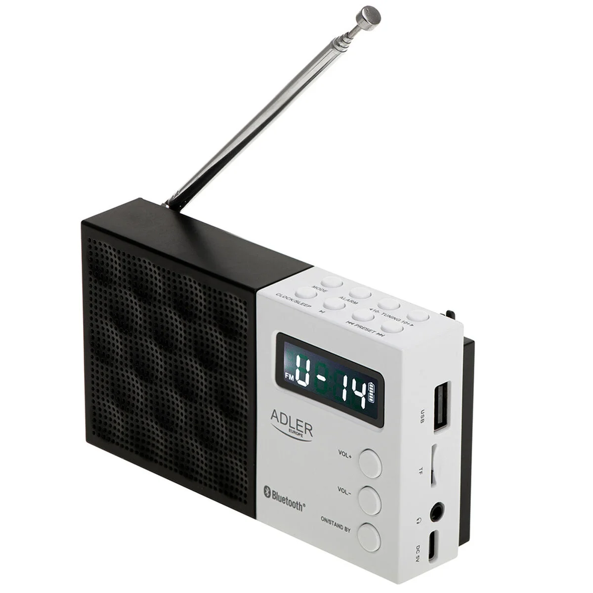 Radio Adler pll fm ad 1908 Negro Blanco