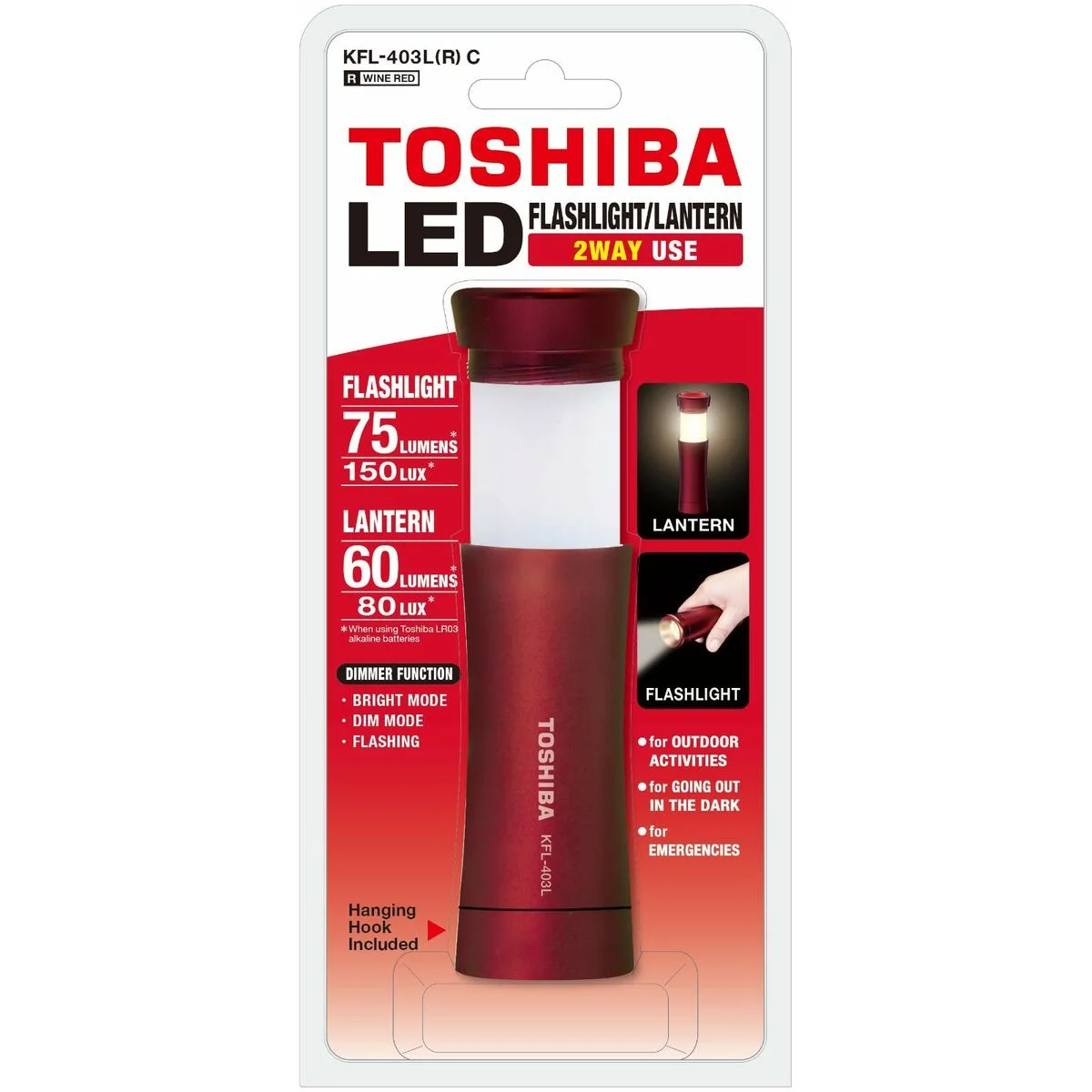 Linterna Toshiba 75 LM