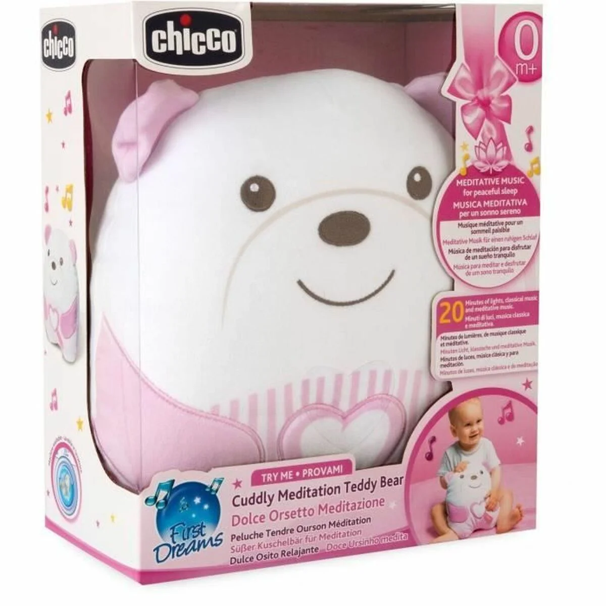 Peluche Chicco Rosa Rose