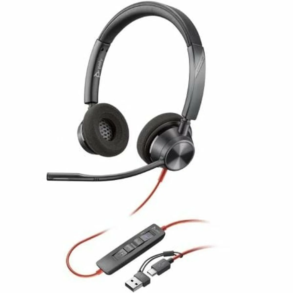 Auriculares Poly 8X220AA Negro