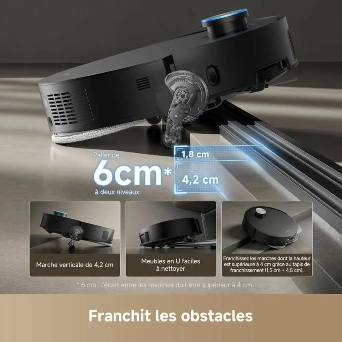 Robot Aspirador Dreame 6400 mAh