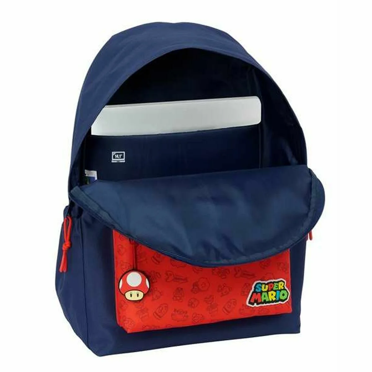 Mochila Escolar Super Mario Trick Rojo Azul oscuro 31 x 43 x 13 cm