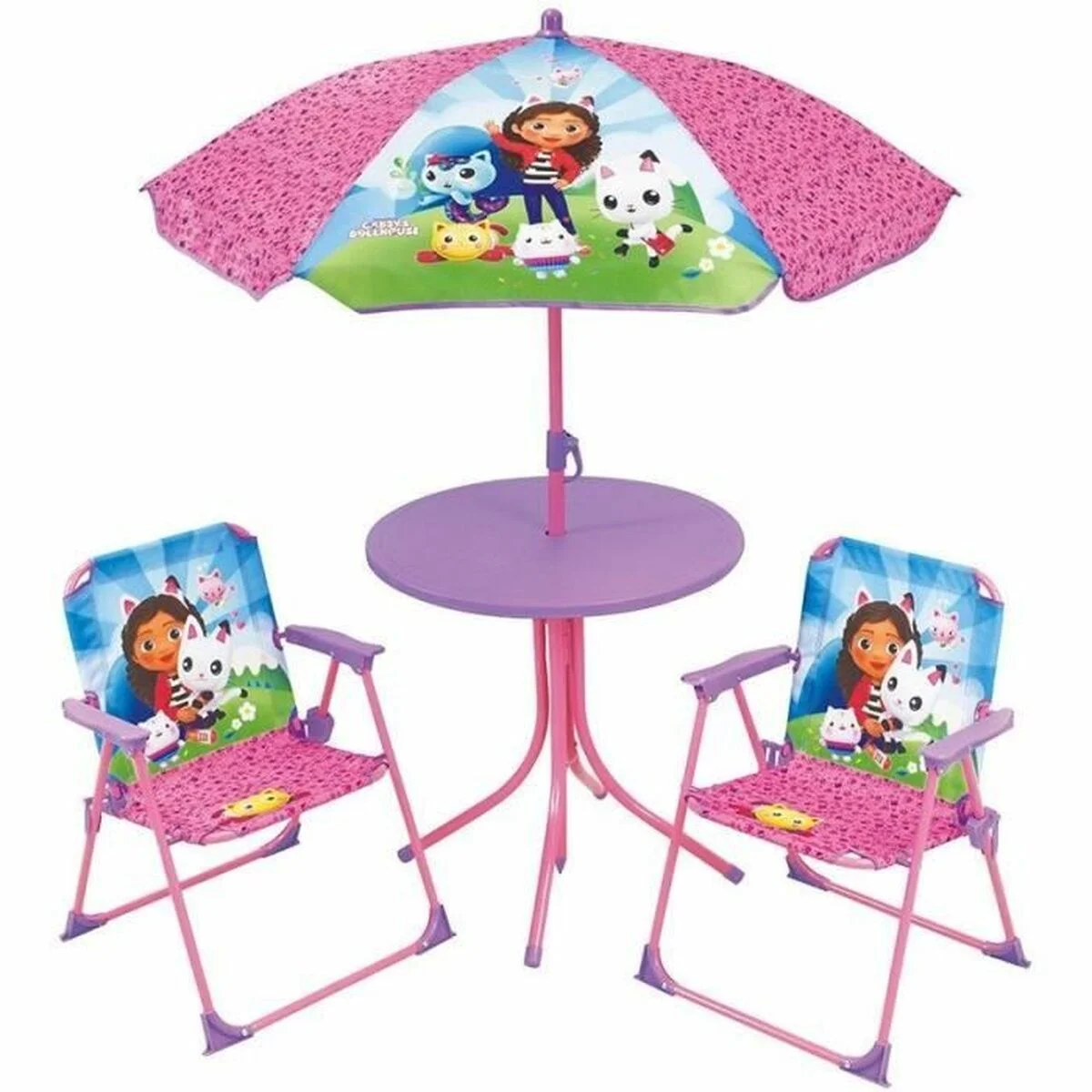 Sombrilla Fun House Gabby and the Magic House Rosa Rose 100 cm (2 Unidades)