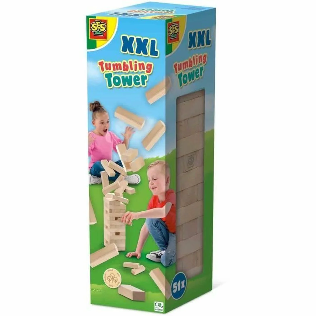 Juego de habilidad SES Creative XXL Tumbling Tower