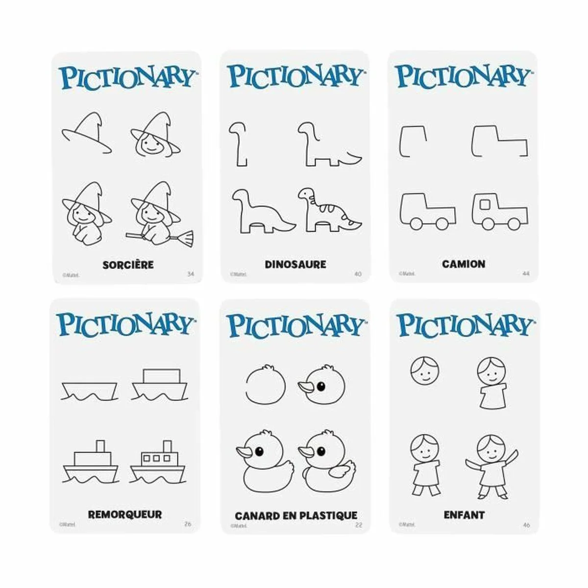 Juego de Mesa Mattel PICTIONARY