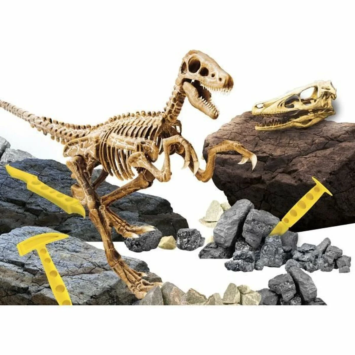 Juego Educativo Lisciani Giochi I'm GENIUS Super Kit Velociraptor Nuevo