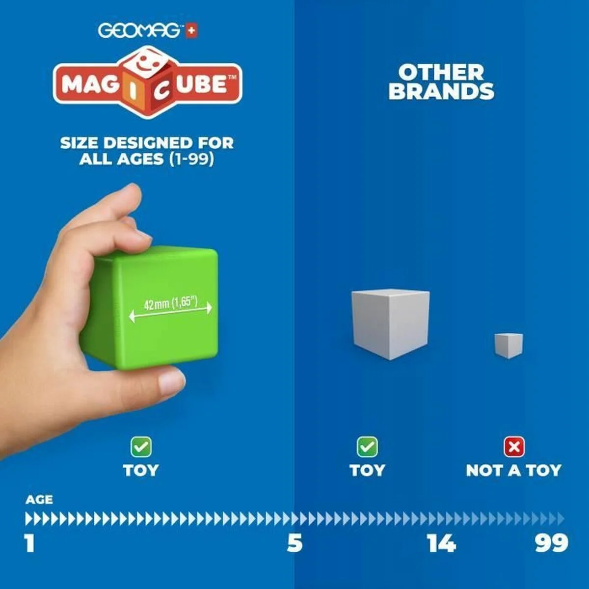 Juego de Construcción Geomag Magicube 060