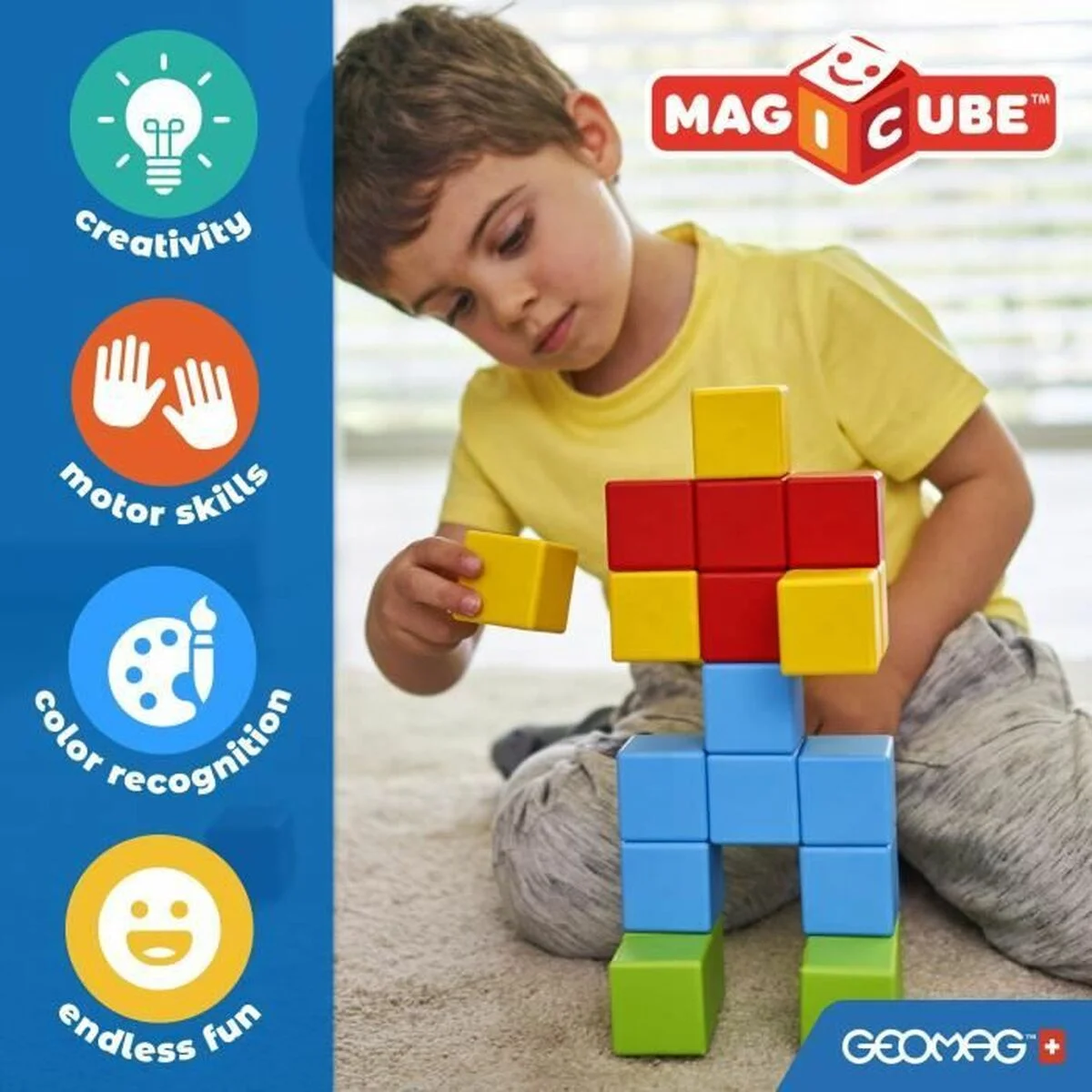 Juego de Construcción Geomag Magicube 061