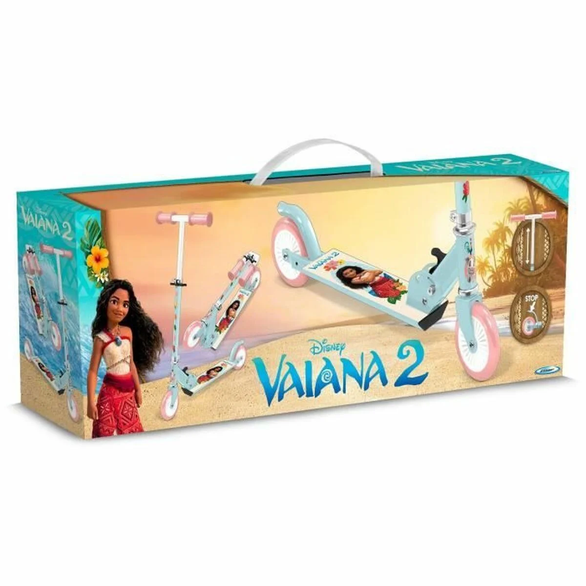 Patinete Disney Vaiana Rose