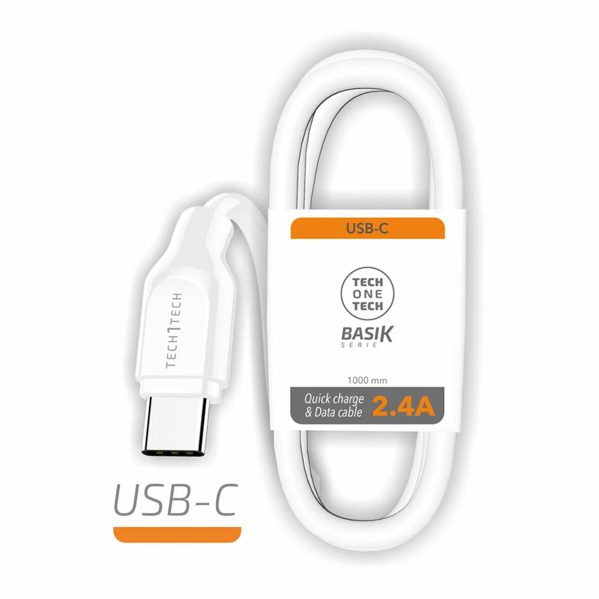 Cable Lightning Tech One Tech Blanco