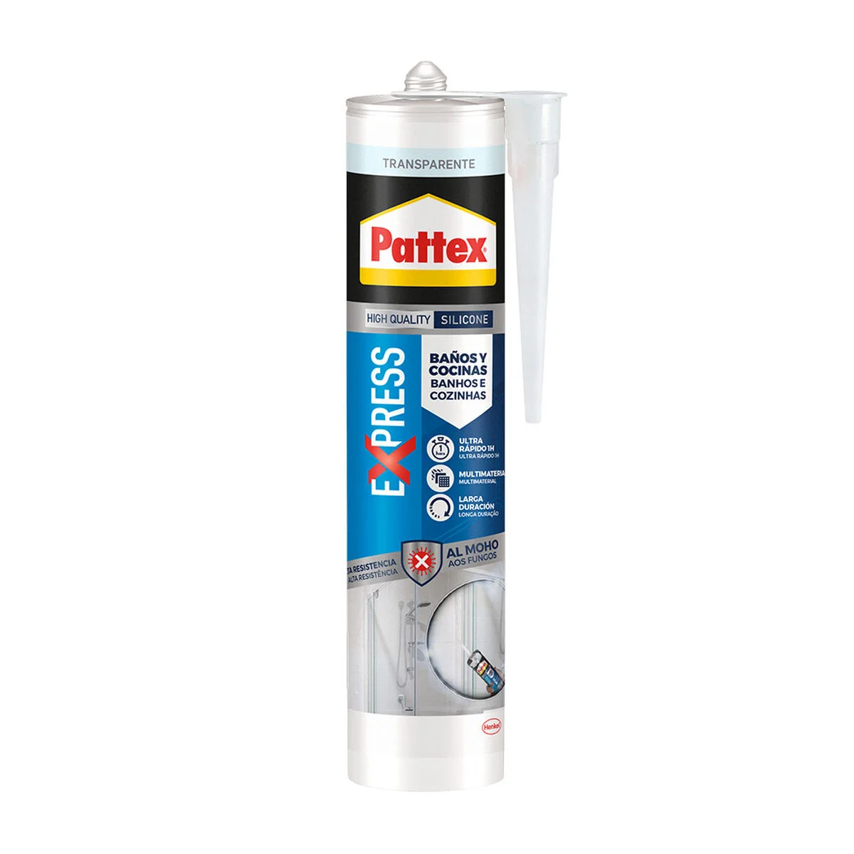 Silicona Pattex Express Transparente 280 ml