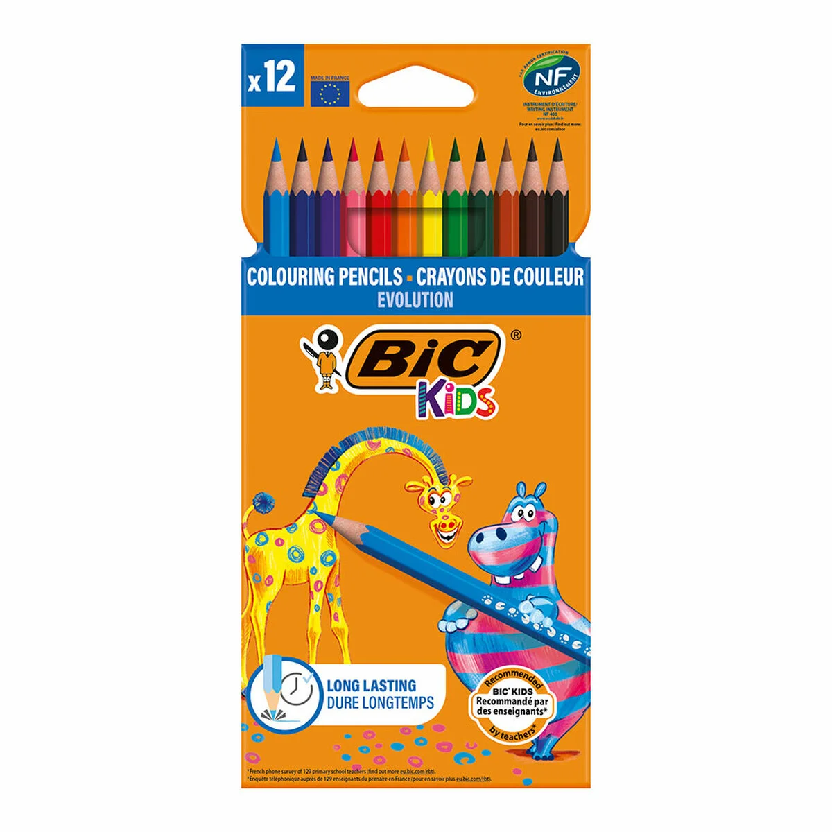 Lápices de colores Bic Multicolor 12 Piezas