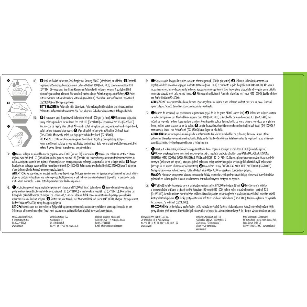 Kit de Limpieza para Pantallas Sonax SX02463000