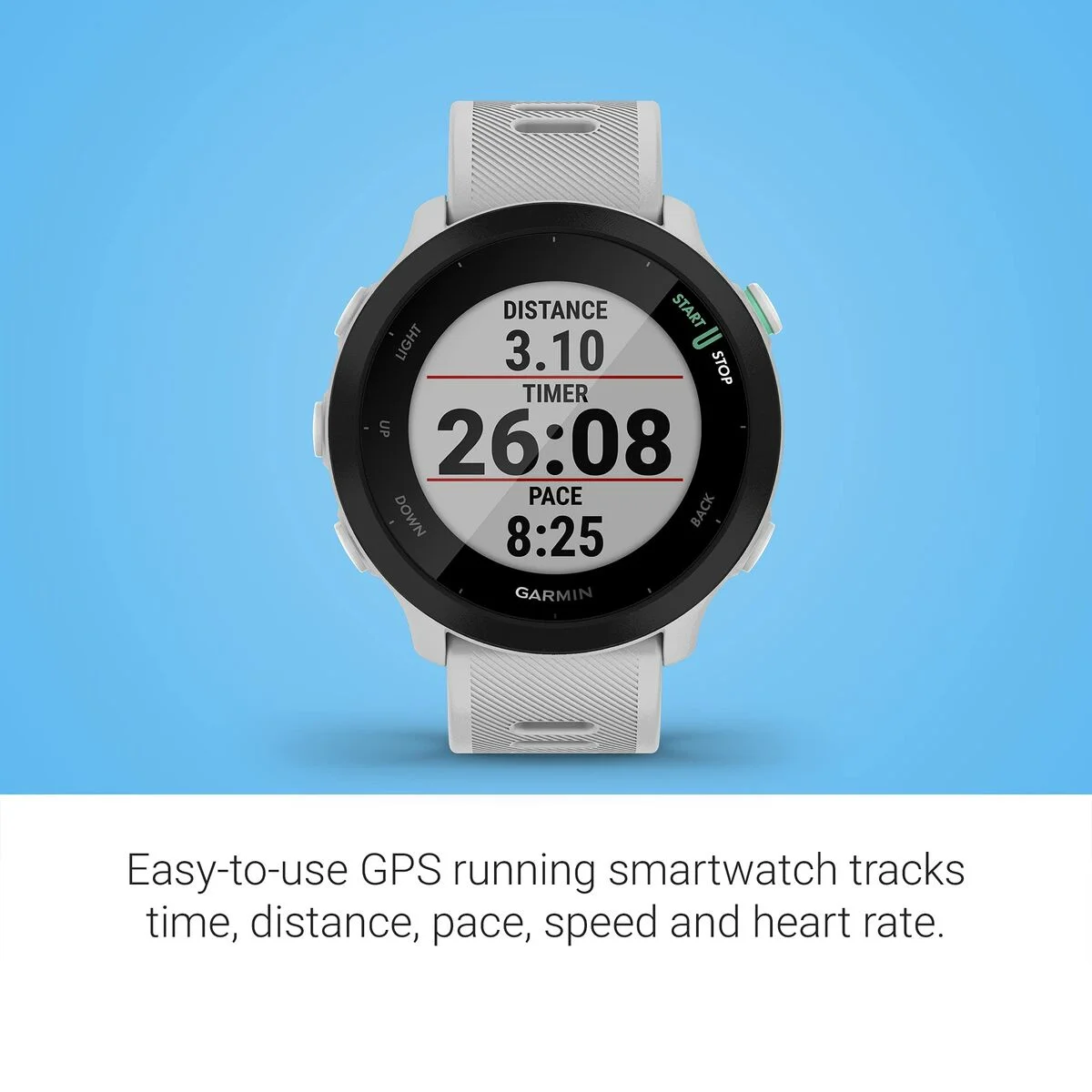 Smartwatch GARMIN Forerunner 55 Blanco 1,04"