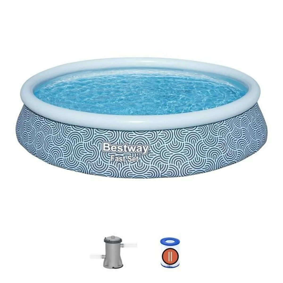 Piscina Hinchable Bestway Azul 396 x 84 cm